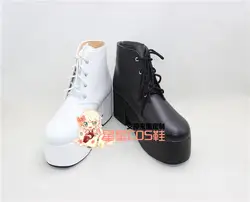 Danganronpa: Trigger Happy Havoc monokuma Обувь для девочек Косплэй Обувь Сапоги и ботинки для девочек X002