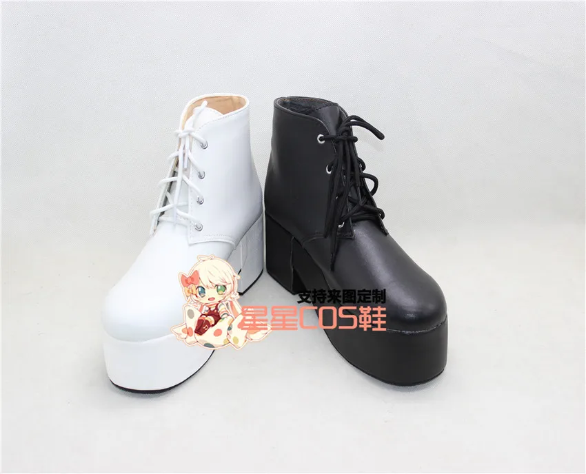

Danganronpa: Trigger Happy Havoc Monokuma Girls Cosplay Shoes Boots X002