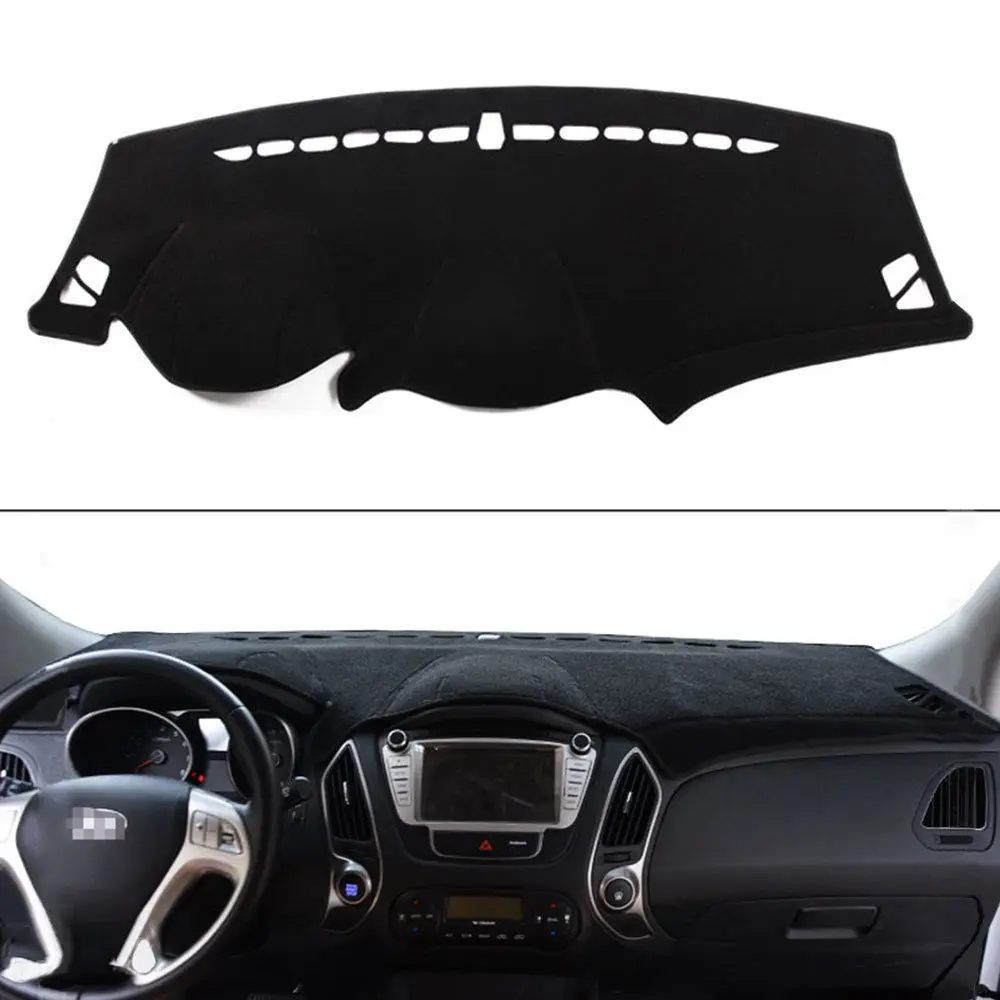 BBQFUKA Car Dashboard Cover Dashmat Dash Mat Pad For Hyundai Tucson