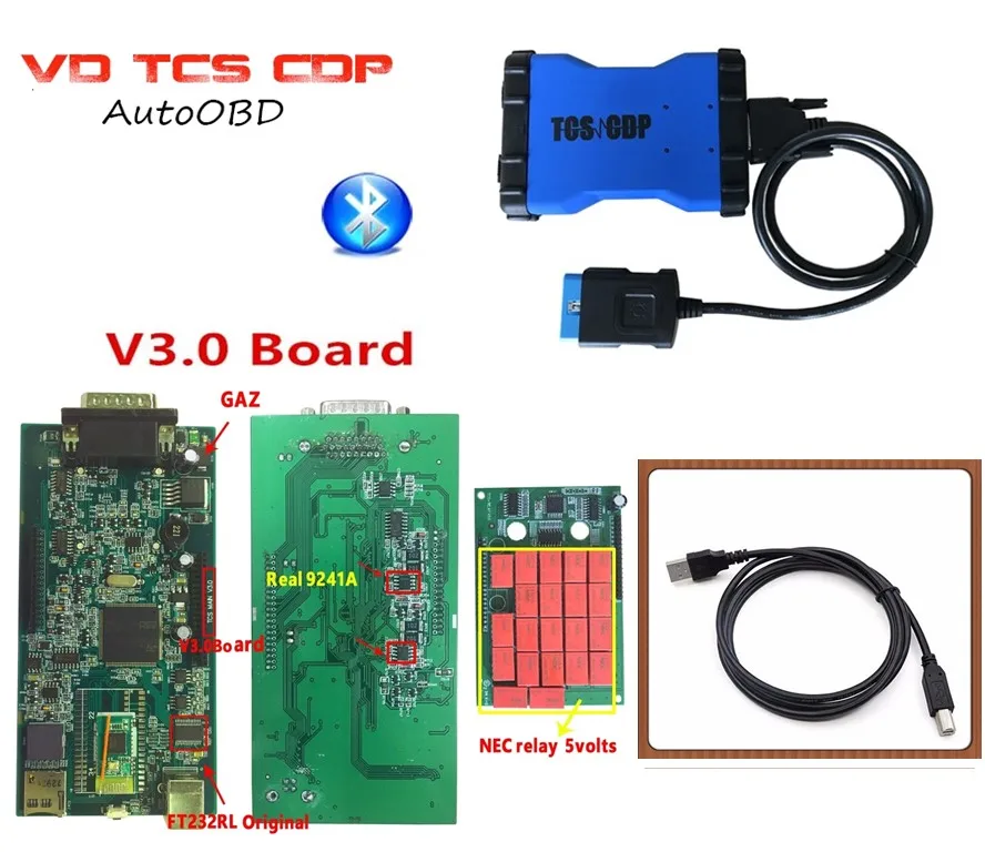 DHL бесплатно Лучшие продажи! VD TCS CDP+ с Bluetooth и. R3 keygen 3 в 1 автомобиль грузовик универсальный диагностический инструмент - Цвет: v3.0 with Bluetooth