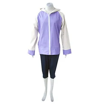 

Japanese Anime Cosplay NARUTO Shippuden Hinata Hyuga Cosplay Costume Hoodie Tops Sport Suit for Girl