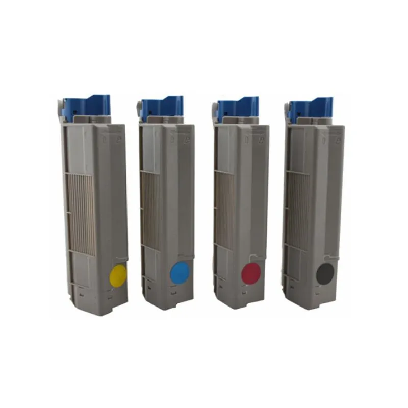 

4pcs/set Compatible OKI C610 Color Toner Cartridge BK 8000 page CMY 6000 pages