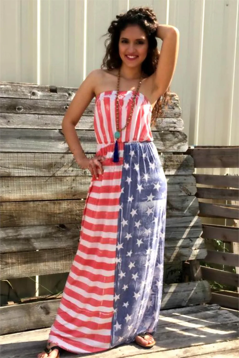 American Flag Prom Dresses