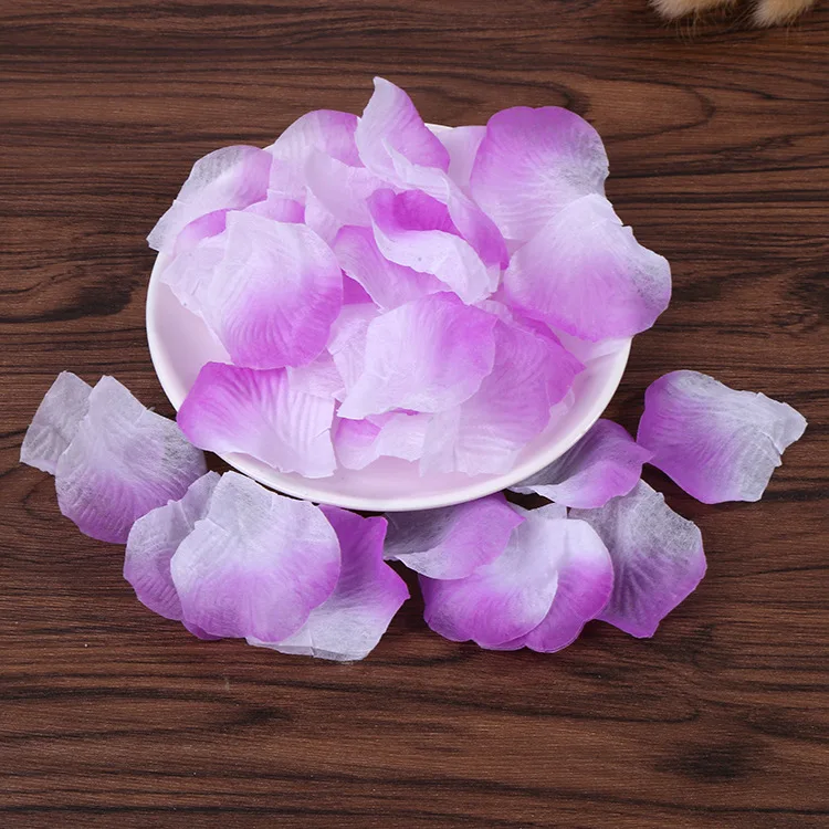 Hot Saling 100 Pcs/bag Rose Flower Petals Wedding Party Decoration
