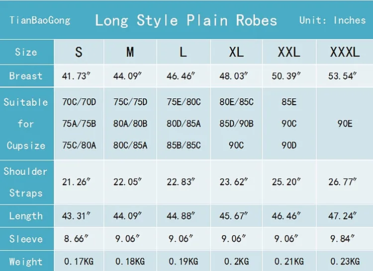 Long Style Plain Robes