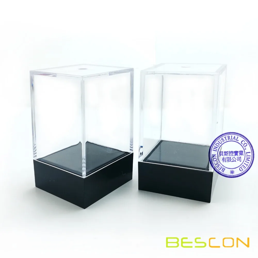 Classic Brick Box for RPG Dice Clear Plastic Dice Box Brick Case Packaging, 5pcs Set