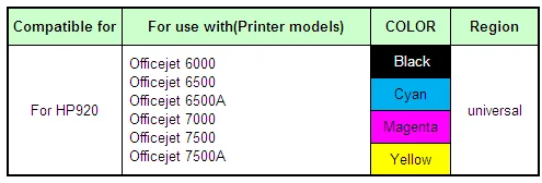 HP920 E