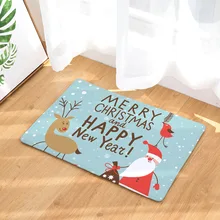 CAMMITEVER Рождество Санта-Олень Снежинка динозавры Нескользящие прихожей лестницы Бегун ковер тонкий низкий профиль внутри/уличный коврик