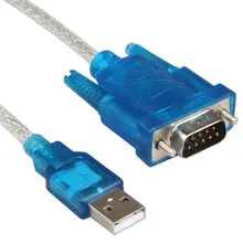 USB to RS232 Serial Port 9 Pin DB9 Cable Serial COM Port Adapter Convertor CH340 Support PLC PC GPS POS Router Digital Camera