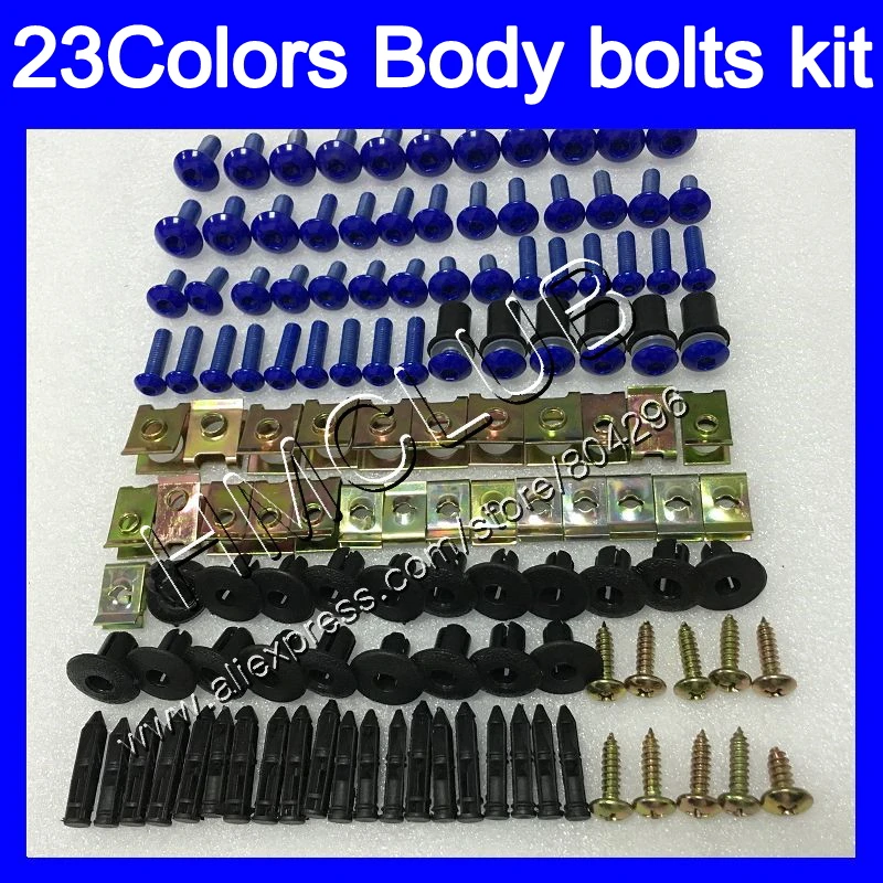 

Complete Fairing bolts kit For KAWASAKI NINJA ZZR1200 02 03 04 05 ZZR-1200 ZZR 1200 2003 2004 2005 Full Body screws Nuts screw