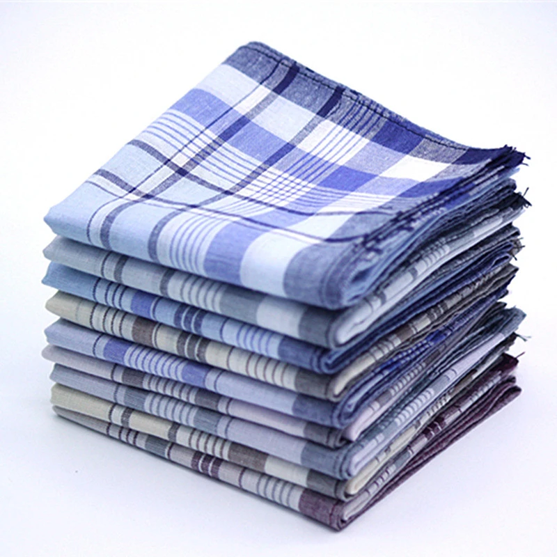 Vintage Plaid Handkerchief