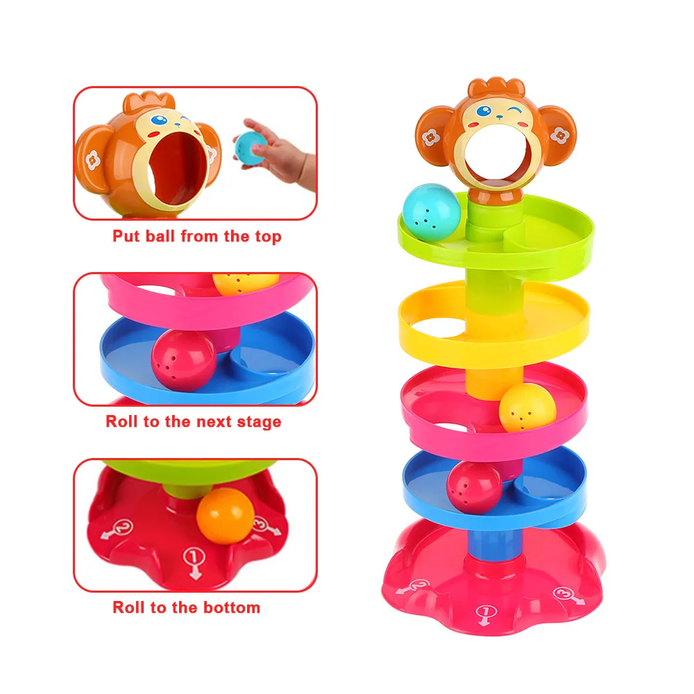 Popular Baby Toys Tower Puzzle Rolling Ball Bell Stackers Kids Toys Developmental Educational Toy Rolling Ball for Children Popular Baby Toys Tower Puzzle Rolling Ball Bell Stackers Kids Toys Developmental Educational Toy Rolling Ball for Children
