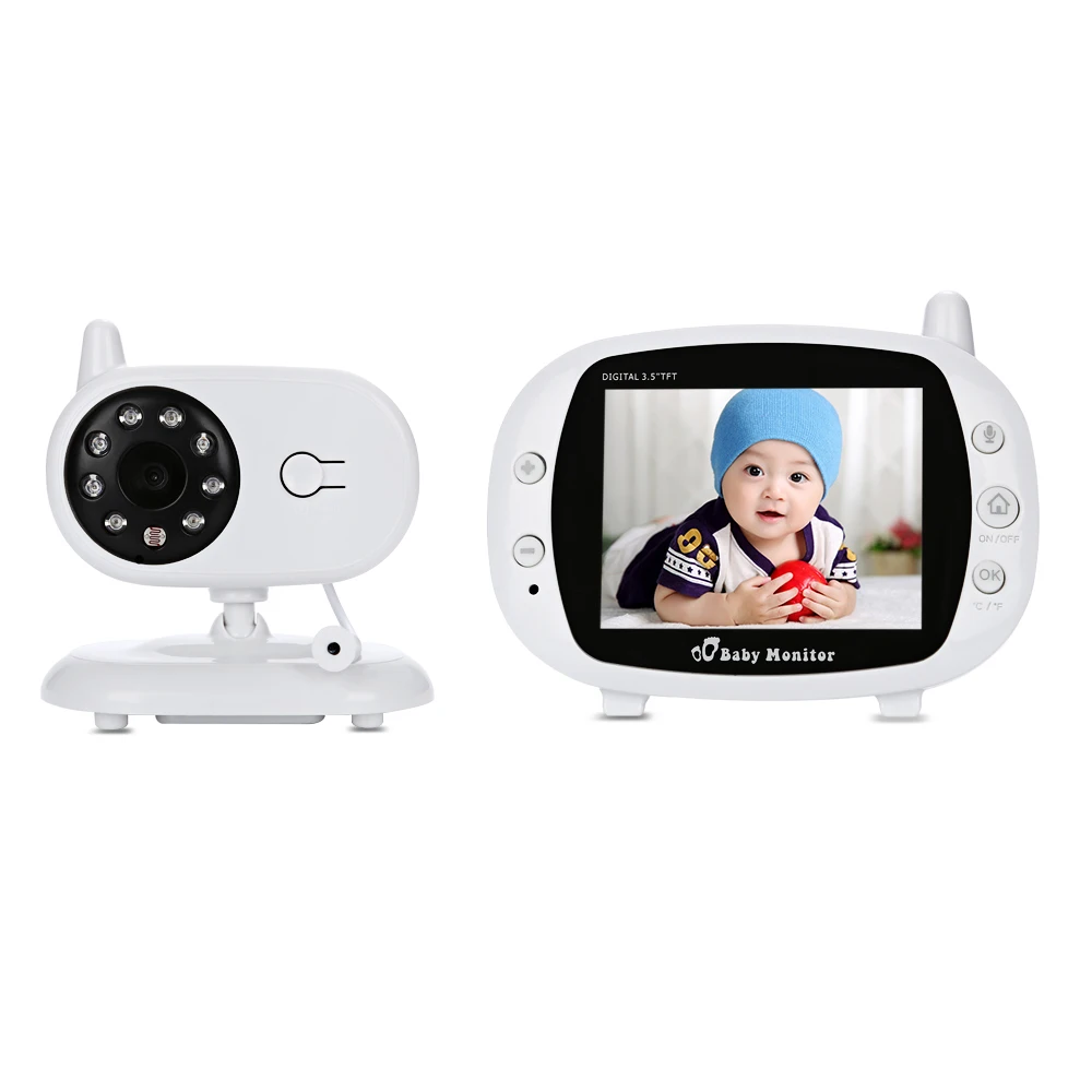 

New 3.5 Inch Wireless TFT LCD Video Baby Monitor With Night Vision TFT Baby Monitor Baby Camera Digital Video Nanny Babysitter