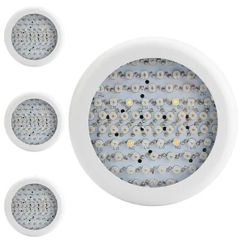 

(4pcs/Lot) 72LEDs 216W Full Spectrum LED Grow Light AC85~265V UFO LED Plant Lamp Red/Blue/UV/IR Indoor Grow Tent Lighting