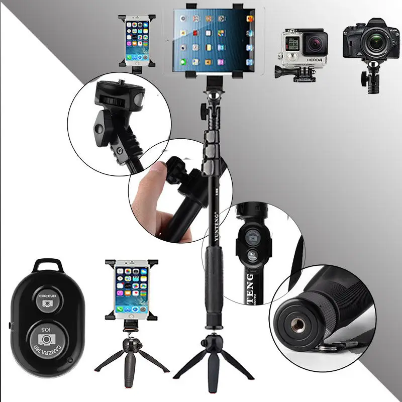 ORIGINAL Camera Remote Shutter Bluetooth YUNTENG Monopod Selfie Stick For Sony Xperia Z Z3 6S 7 8 PLUS NOTE Neo A J Smart Phones ORIGINAL Camera Remote Shutter Bluetooth YUNTENG Monopod Selfie Stick For Sony Xperia Z Z3 6S 7 8 PLUS NOTE Neo A J Smart Phones