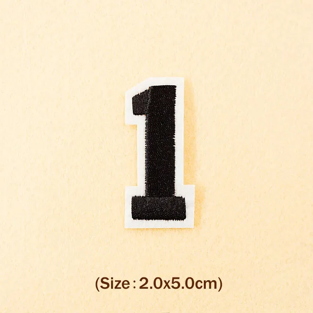 Number 0 1 2 3 4 5 6 7 8 9 Cloth Patch Badge Embroidered Cute Badges Hippie Iron On Kids Cartoon Patches For Clothes Stickers Iron On Kids Iron Onbadge Embroidered Aliexpress