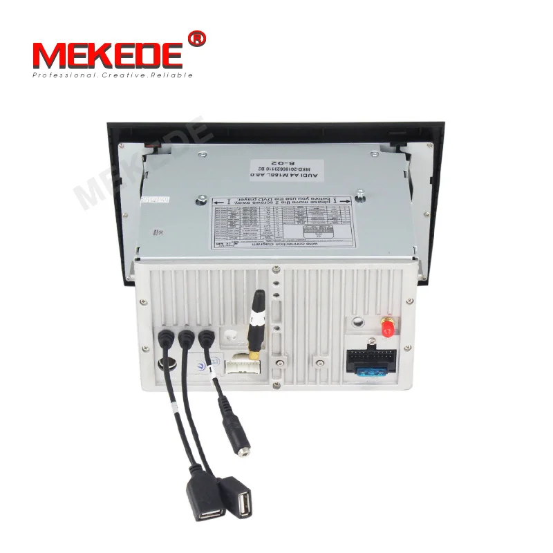 Perfect MEKEDE 2 Din Android 9.1 Car Multimedia Player for Audi A4 B6 B7 S4 B7 B6 RS4 B7 SEAT Exeo dvd player radio WIFI BT CARPLAY PC 5