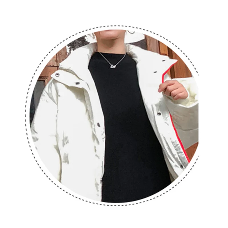 2018 New high quality Thick Slim Winter Down jacket coat Women Down jacket Fashion Plus size Hooded Female outerwear NW1038