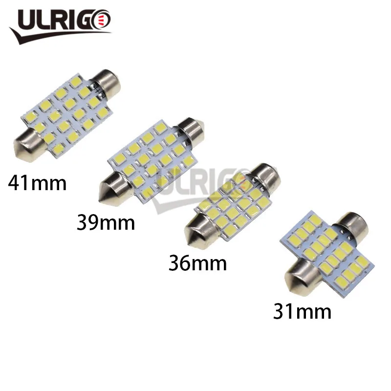 10 шт. 31 мм 36 39 41 12 В C5W Блан Froid 16SMD светодиодный Feston Interieur lumiere de dome лампа ампула Pour Carng