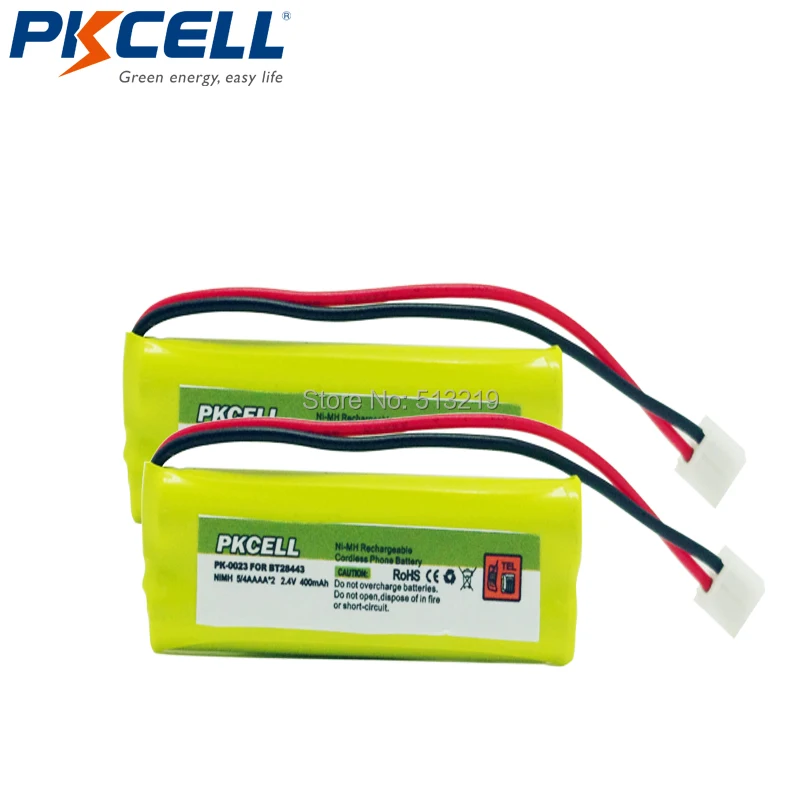 5/4AAAA 2 4 V 400mAh аккумуляторная батарея для телефона BT 18443 28443 беспроводной домашний