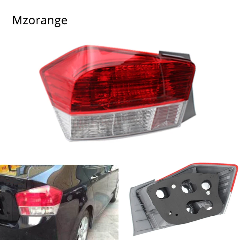 

MZORANGE Left Right Tail Light Lamp for HONDA CITY 2009 2010 2011 GM2 GM3 Tail Lamp Rear Brake Light High Quality Replacement