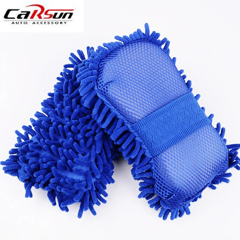3 шт Carsun автомобиль Coralline Губка из микроволокна стиральная машина чистое полотенце синель Чистящая тряпка-синий