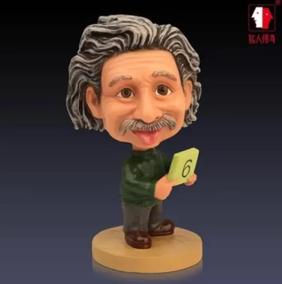 Украшения для дома изделия из смолы Einstein Bobble Head известные люди Bobblehead сувенир