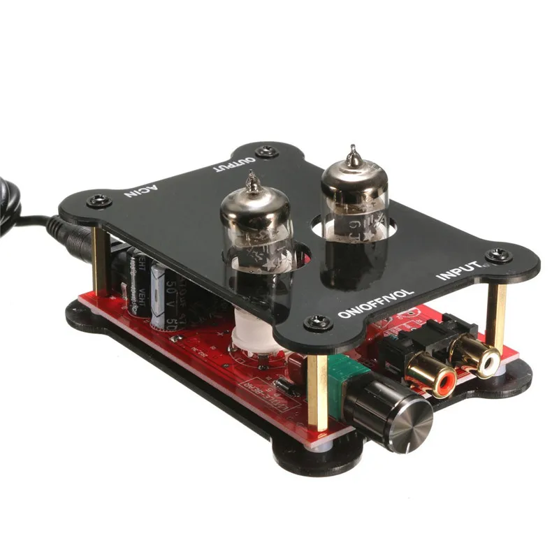 HiFi Tube Stereo font b Audio b font Headphone Amp Amplifier Preamplifier Pre Amp J0X2 New