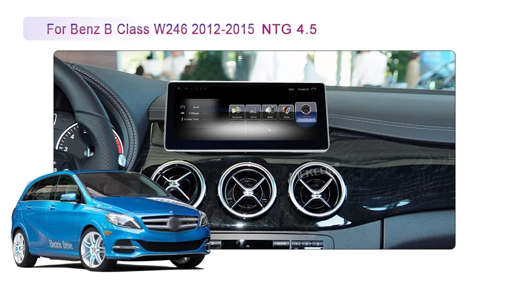 Excellent New arrival!android7.1 Car Radio Car dvd Player fit for Mercedes Benz B Class W246 2012-2018 support 4G wifi bluetooth radio RDS 10