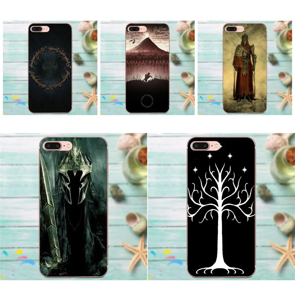 TPU чехол для телефона Apple iPhone 4 4S 5 5C 5S SE 6 6S 7 8 Plus X XS Max XR Хоббит Властелин колец