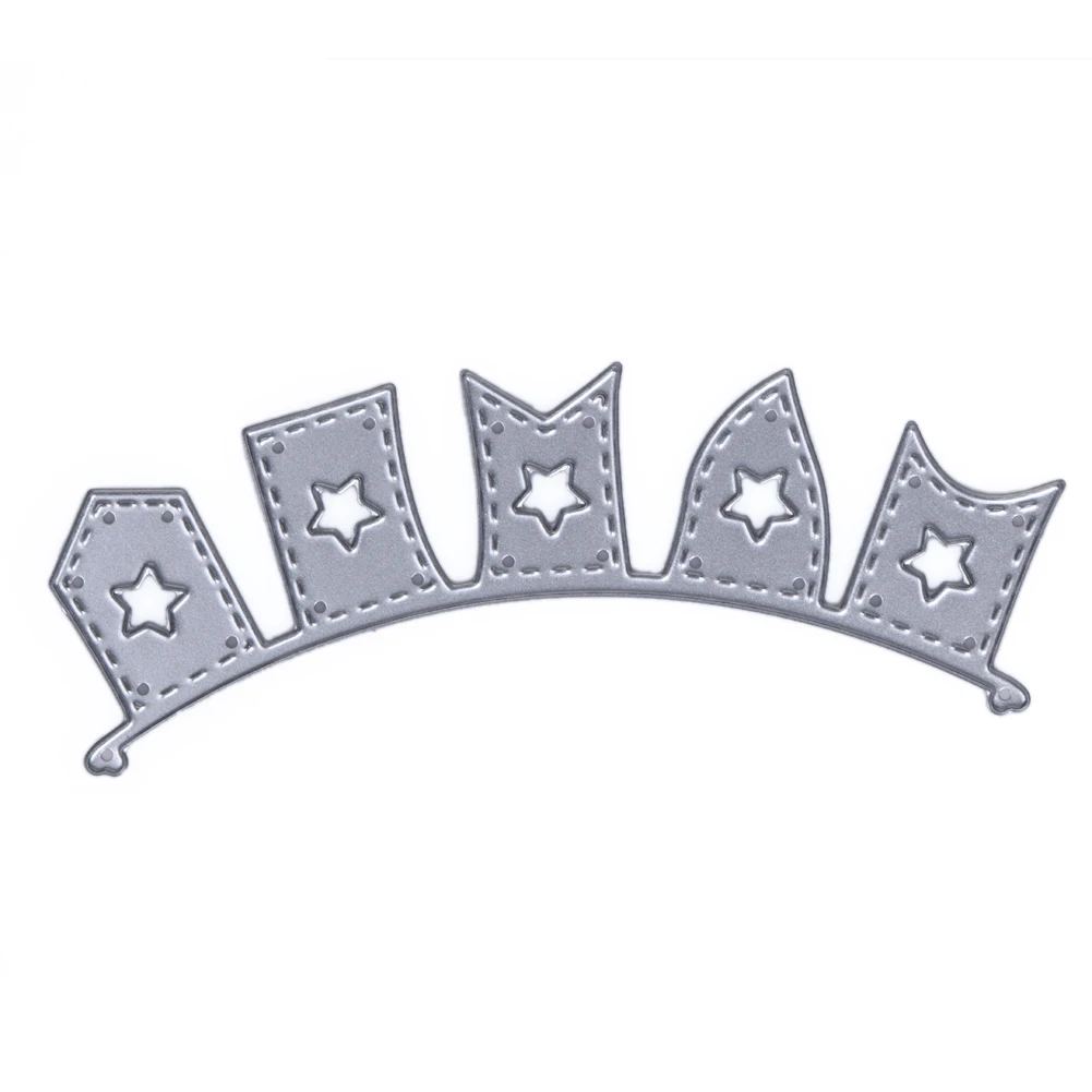 

1 Pc Steel Flag Banner Design Metal Die Cutting Dies Scrapbooking Embossing Dies Cut Stencils DIY Album Decorative Cards