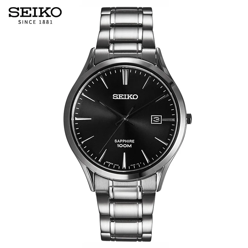 

Seiko Watch Simple and Fashionable Man-made Sapphire Mirror Quartz Man Watch