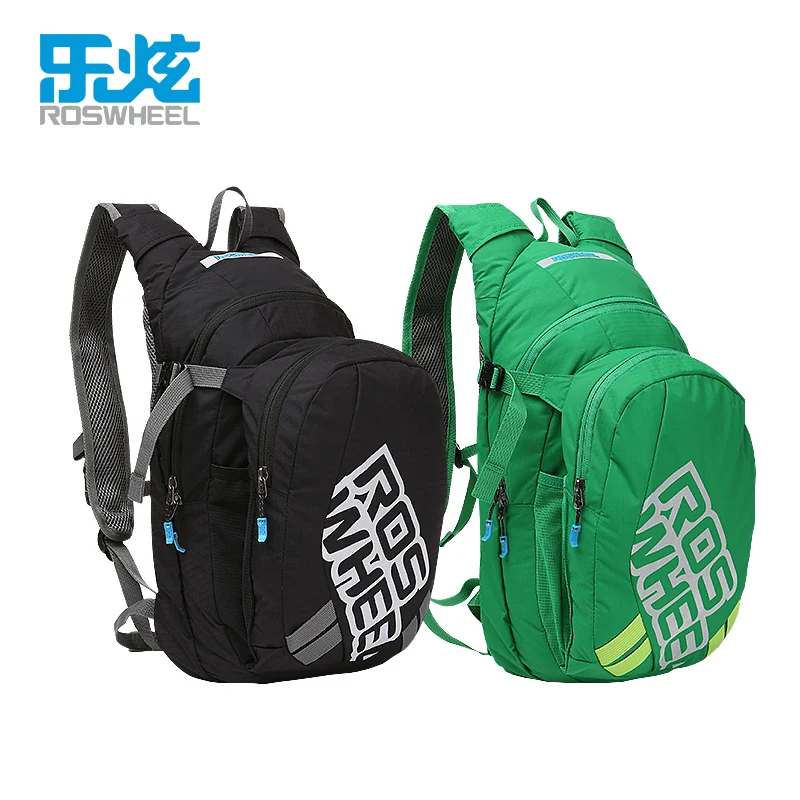 

ROSWHEEL Bicycle Bag Cycling Backpack Non-toxic Water Bladder Light Weight Breathable Bags Sports Running Hiking Rucksack 8L