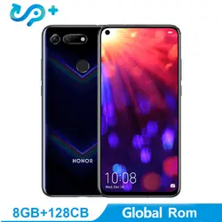 DHL офисные доставки huawei Honor V20 4G LTE сотовый телефон Kirin 980 Android 9,0 6,4 "ips 2310X1080 8 GB Оперативная память 256 GB Встроенная память 48.0MP NFC