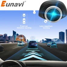 Eunavi Car DVR Camera USB connector Vehicle HD 1280* 720P DVRs for Android OS system mini Car Driving Recorder Camera with ADAS