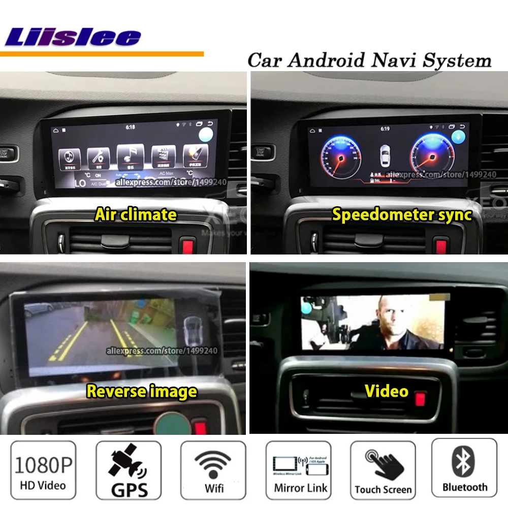 Excellent Liislee Car Android 7.0 up 2+32G For Volvo S60 2011~2018 Stereo Radio BT Wifi Carplay GPS Navi Map Navigation System Multimedia 2 Excellent Liislee Car Android 7.0 up 2+32G For Volvo S60 2011~2018 Stereo Radio BT Wifi Carplay GPS Navi Map Navigation System Multimedia 2