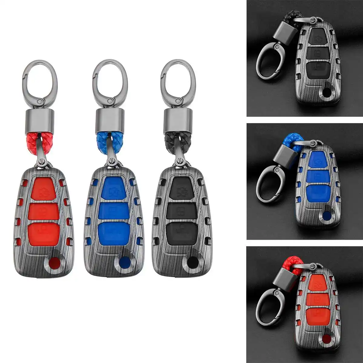 

Hard Protective Case Cover ABS Cover Universal For Ford for Focus for Kuga for Mondeo(Fushion) for C-Max for S-Max 3 Buttons