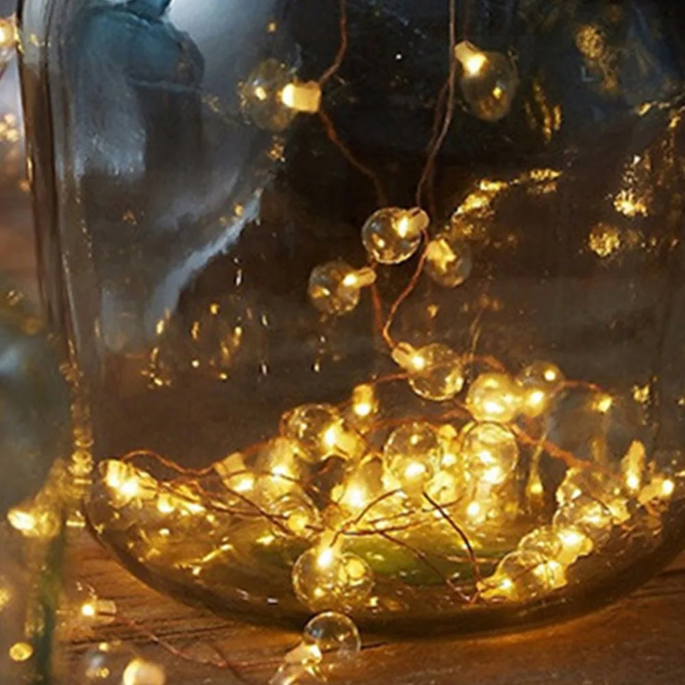 

2M 20LED String Light Outdoor Fairy Lights Bulbs Garland Garden Home Wedding Christmas Decoration Lights Chain