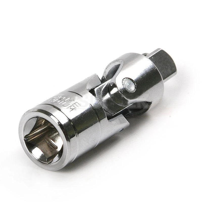 360 Degree Rotary Head Ratchet Wrench Socket Adapter Extension Bar Universal Joint Set 1/4" 3/8" 1/2" Durable