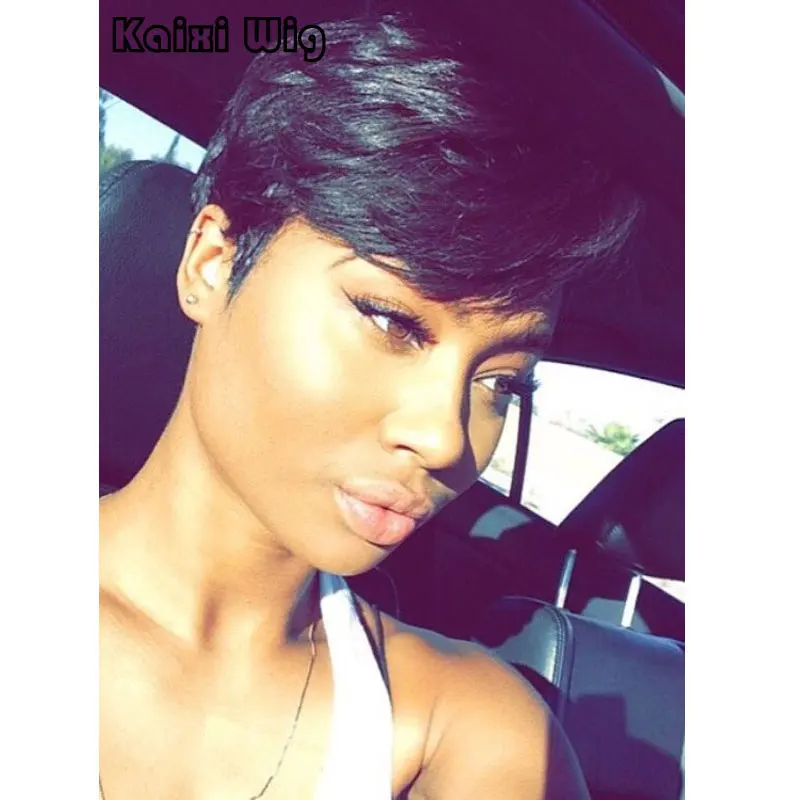 Cortes De Pelo Corto Para Las Mujeres Linda Duendecillo Pelucas Cortas Sinteticas Pelucas Para Las Mujeres Negras Afroamericanas Pelucas Cortas Peluca Corta Negro Wig Heat Wig Colourwig Package Aliexpress