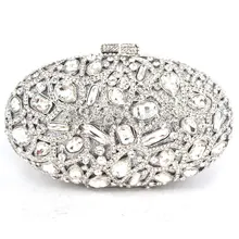 Laisc кристалл алмаза вечерние клатчи женские вечерние мешок серебра роскошный клатч Свадебные вечерние Pochette производителей q64