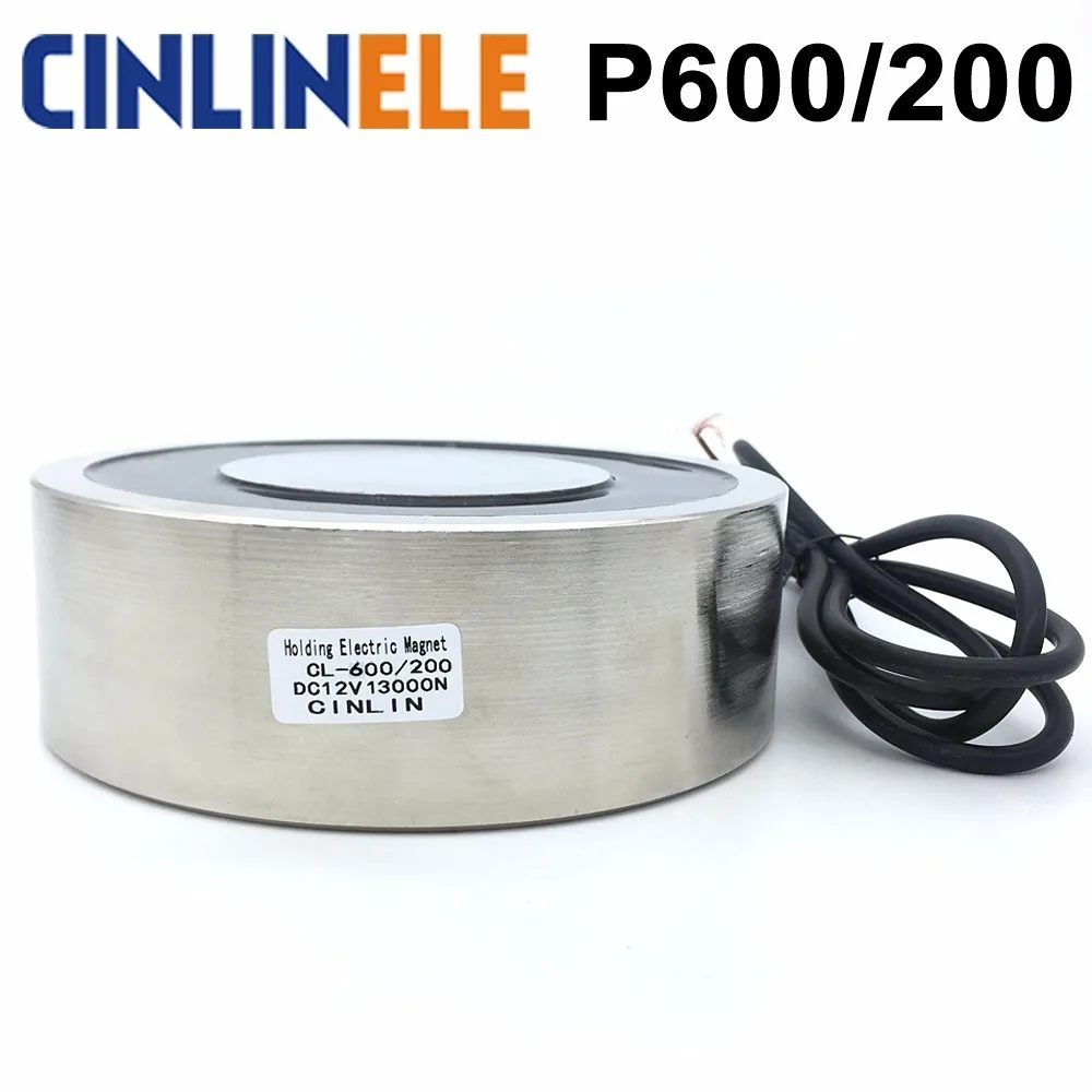 D600mm * H200mm 14000 кг/140000N Холдинг Электрический магнит подъема электромагнитный