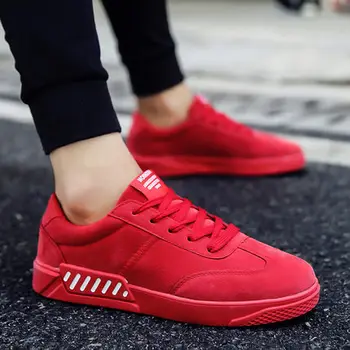 

New Korean Version Of The Trend Of Men Shoes Wild Men Casual Shoes British Personality Gray Flat Sneakers