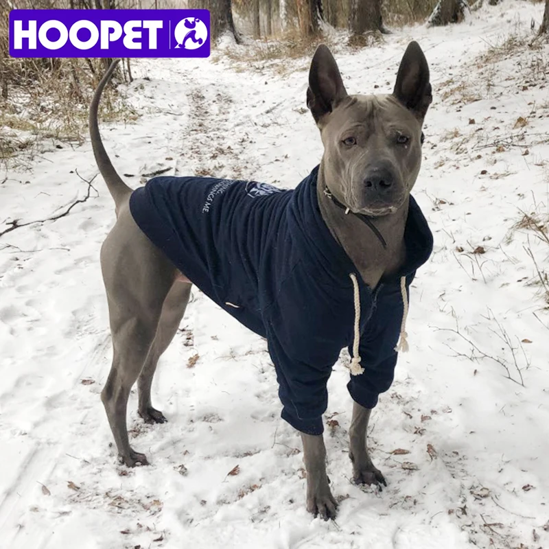 HOOPET Малый большой собаки толстая молния печати пальто Толстовка Pet Зимняя одежда