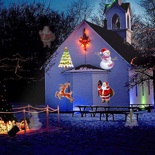 waterproof christmas light projector led disco light dj 14 patterns star ghost snowflake heart leaf for - Led Christmas Light Projector waterproof christmas light projector led disco light dj 14 patterns star ghost snowflake heart leaf for - Led Christmas Light Projector