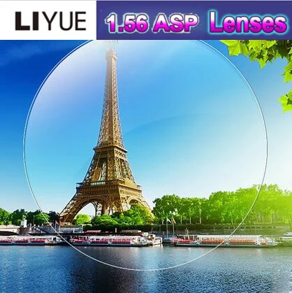 

LIYUE Korea Technology anti fatigue 1.56 anti ultraviolet radiation single vision lenses for myopia / hyperopia Aspherical lens