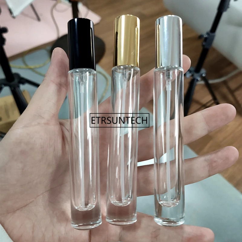 

5pcs 10ml square round Spray Bottle For Perfume Portable Empty Cosmetic Containers,10m Roll on Bottle with stainless steel F3080