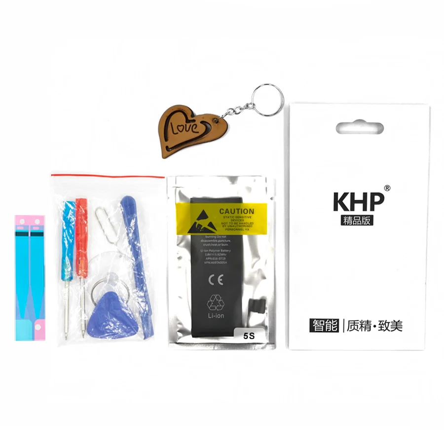 Новинка 2019 100% оригинальный KHP Аккумулятор для телефона iPhone 5S емкостью 1560 мАч
