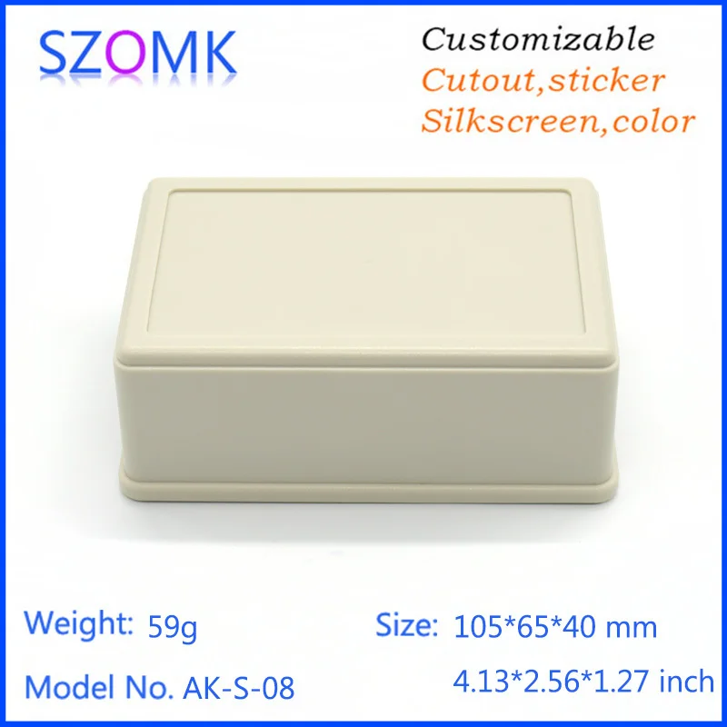 plastic enclosure for electronics control box szomk diy enclosure junction box plastic housing small abs instrument enclosure distribution box black plastic box enclosure electronics case   (18).jpg