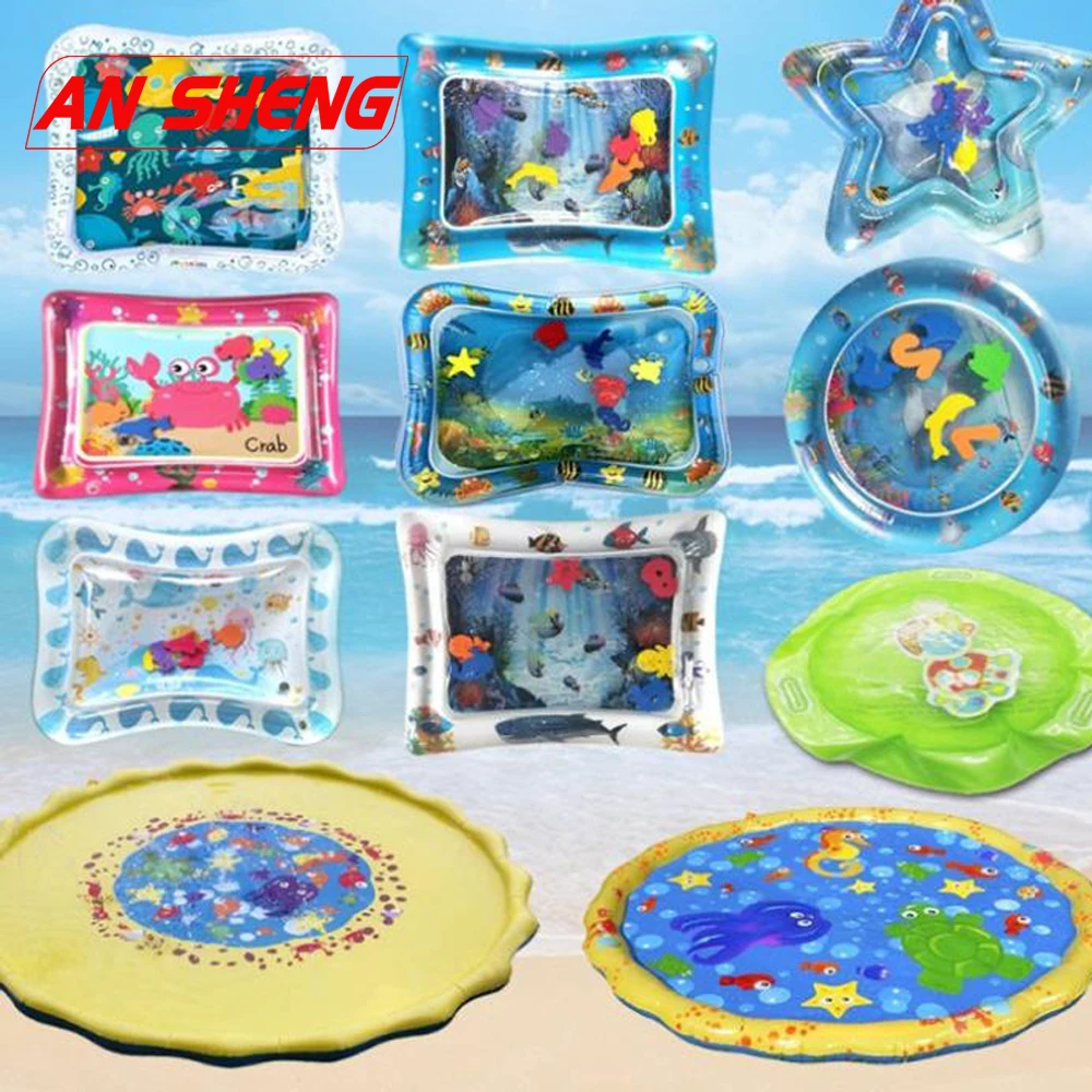 2019 Hot Sales Baby Kids Water Play Mat Inflatable Infant